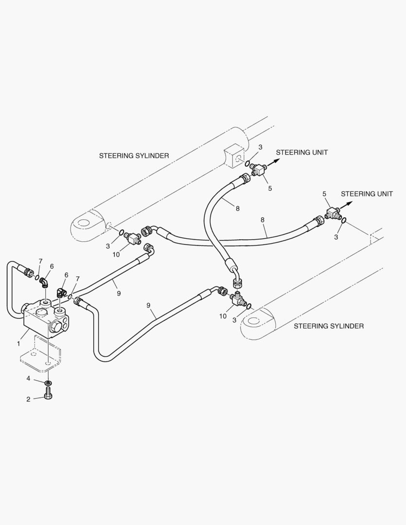 1221 STEERING PIPING [1140~]