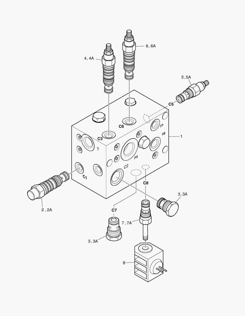 Спецтехника 3490 BRAKE & PILOT SUPPLY VALVE