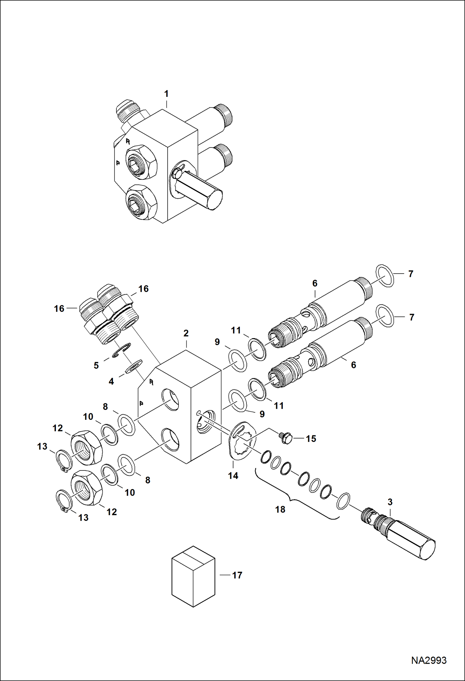 ГИДРОМОЛОТ (РАСПРЕДЕЛИТЕЛЬНЫЙ КЛАПАН В СБОРЕ) (HB880 A00X05152 И ВЫШЕ) (HB980 A00Y06089 И ВЫШЕ)
