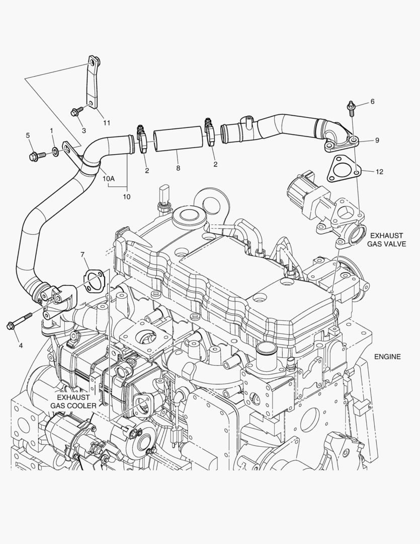 ТРУБОПРОВОД ВЫХЛОПНОГО ВОЗДУХА