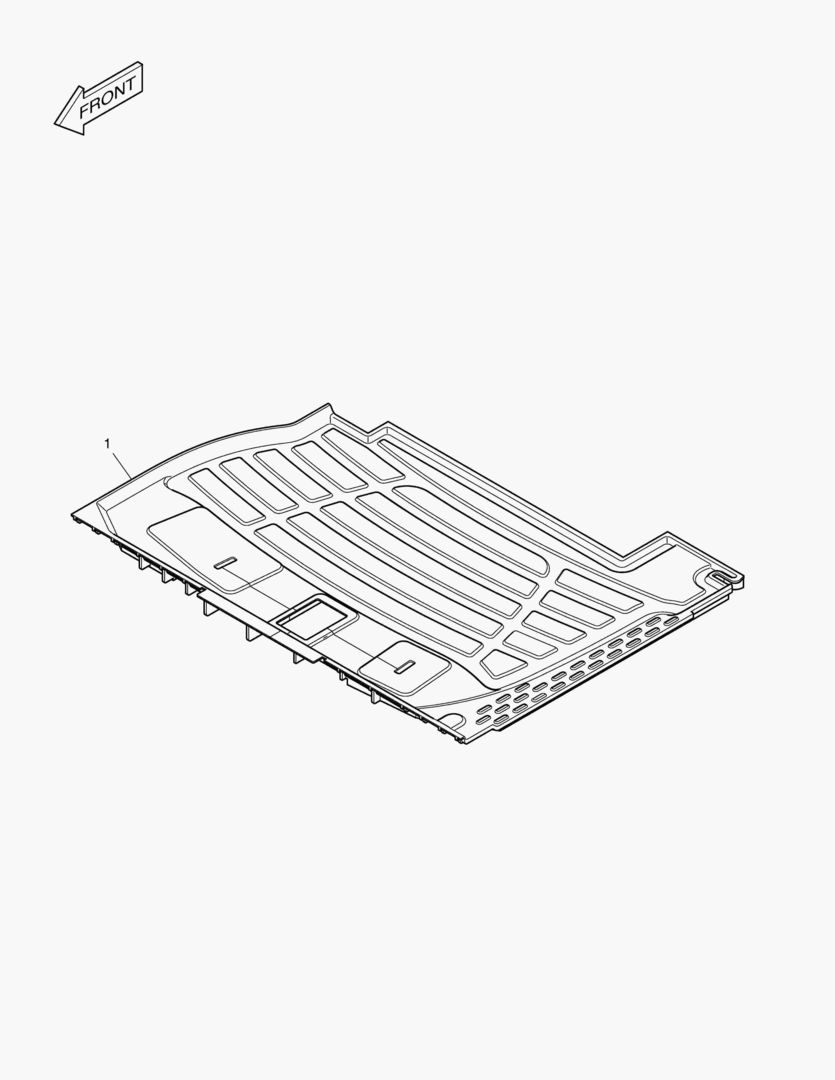 КОВРИК НА ПОЛУ КУЗОВА