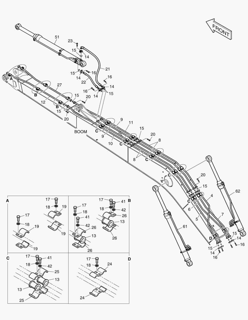ГИДРОСИСТЕМА СТРЕЛЫ - СТРЕЛА 10 м