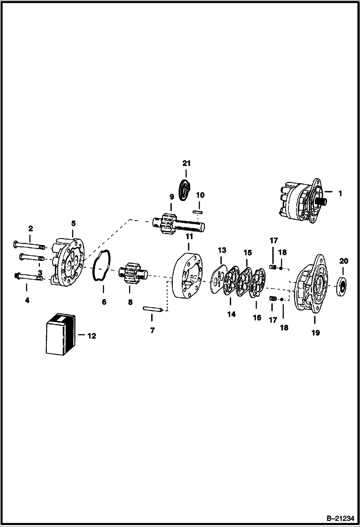 ГИДРОПРИВОДНОЙ НАСОС CESSNA NO. 15510-OEBA И NO. 24305-RAE