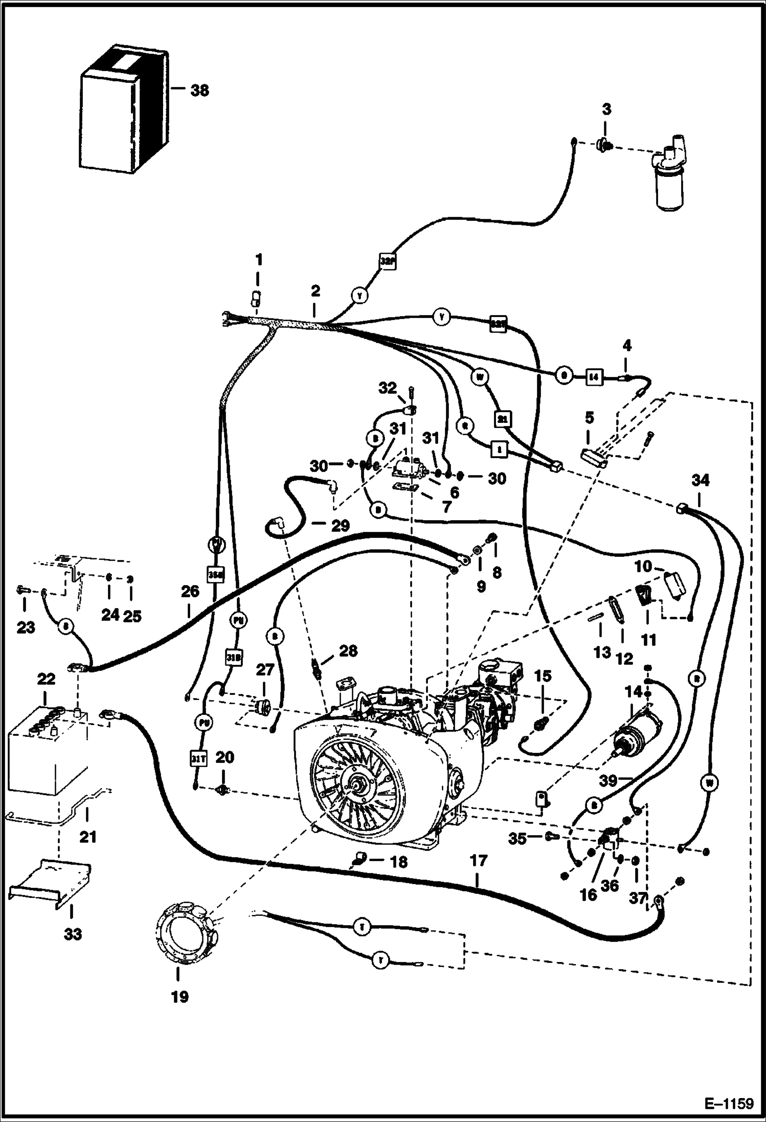 ЭЛЕКТРИЧЕСКАЯ СИСТЕМА ДВИГАТЕЛЯ