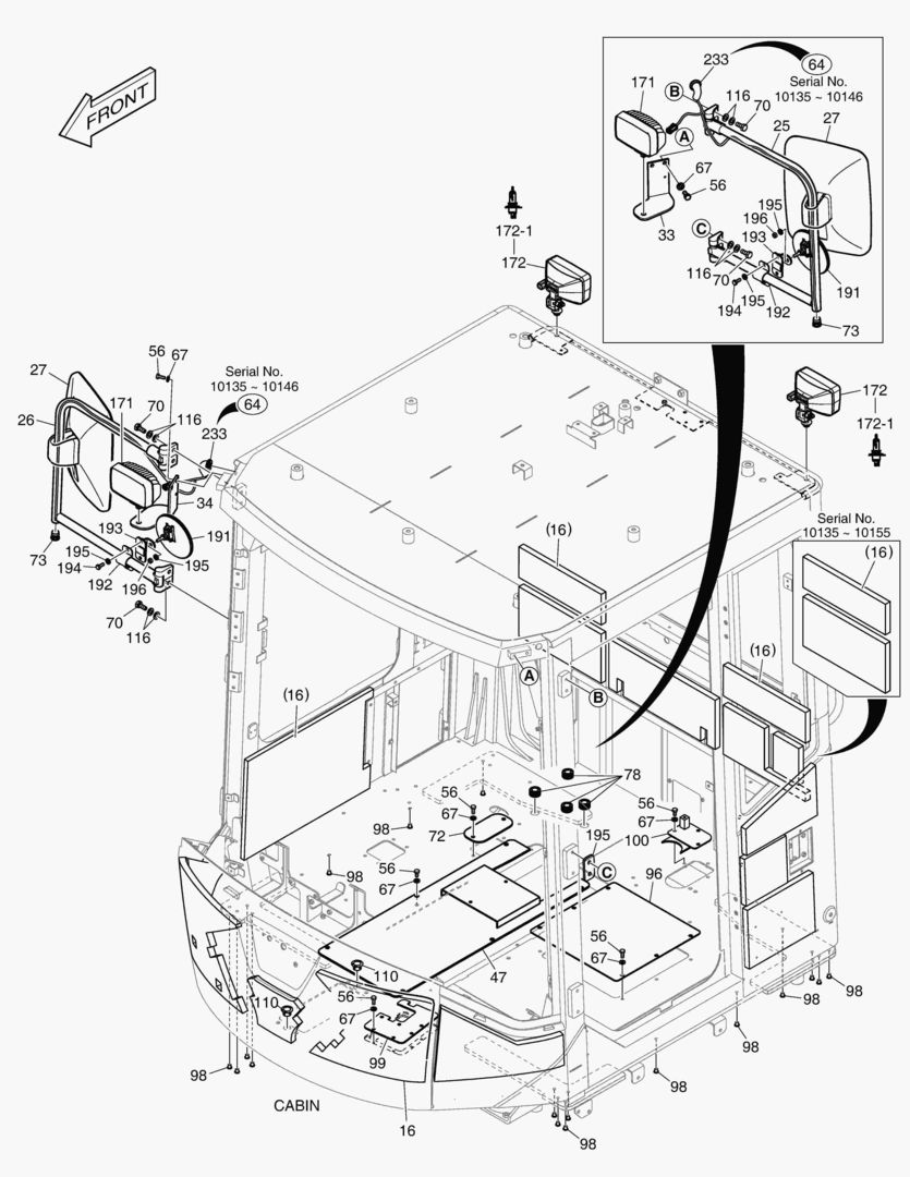1390 CABIN(2) - BODY