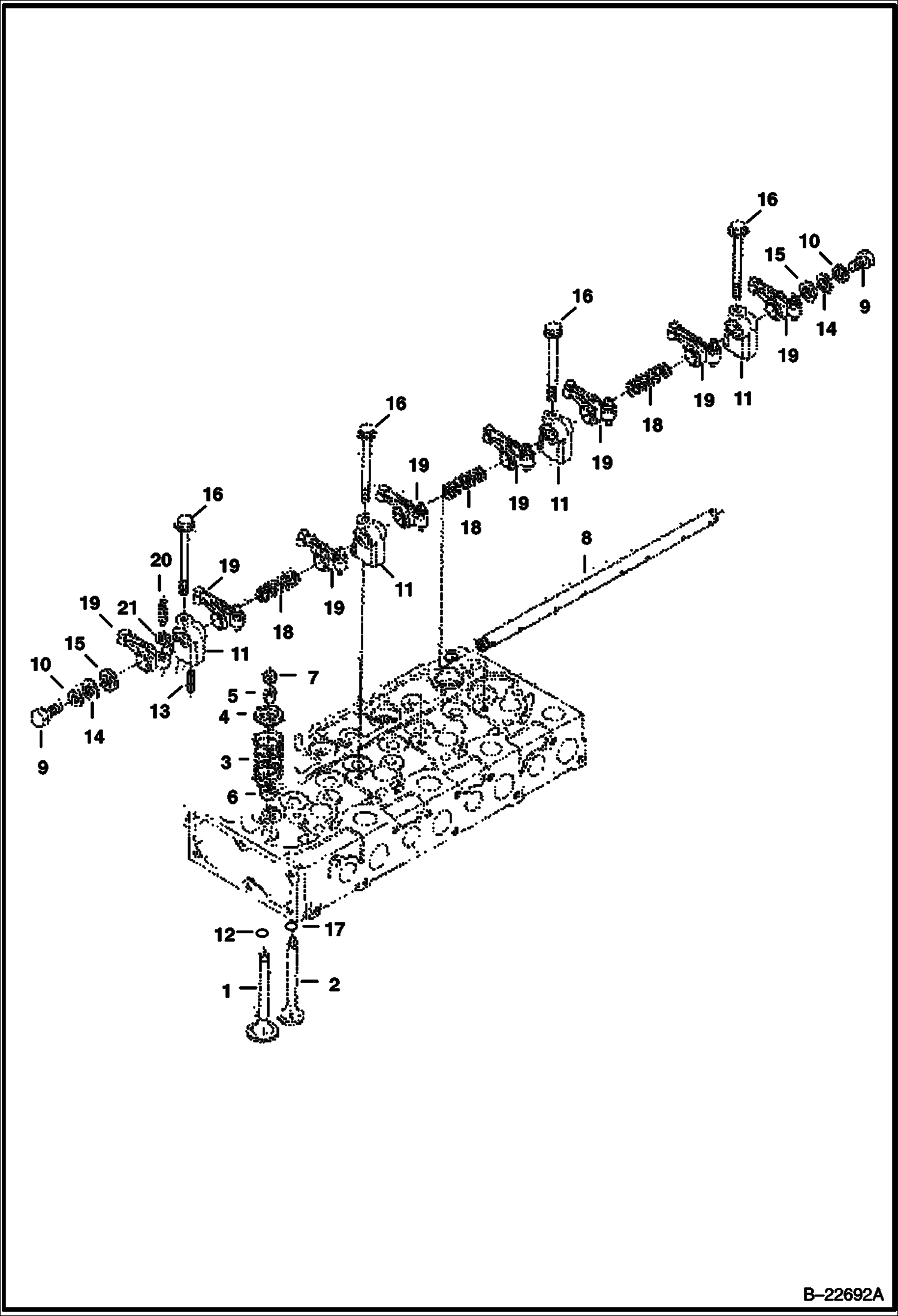 ПЛЕЧО КОРОМЫСЛА КЛАПАНА (KUBOTA - V2003TMDI - TIER II)