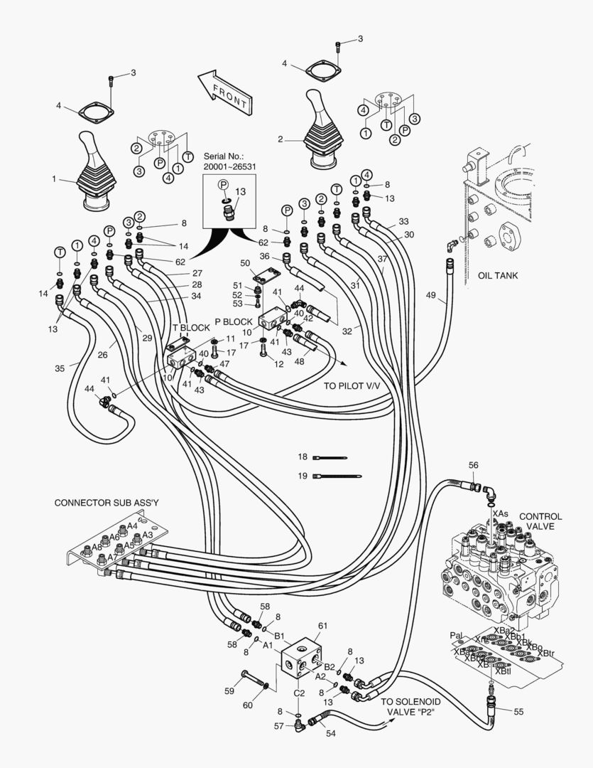 ТРУБОПРОВОД СЕРВОУПРАВЛЕНИЯ-НАПОЛЬНАЯ ПЛИТА SUB.(1)