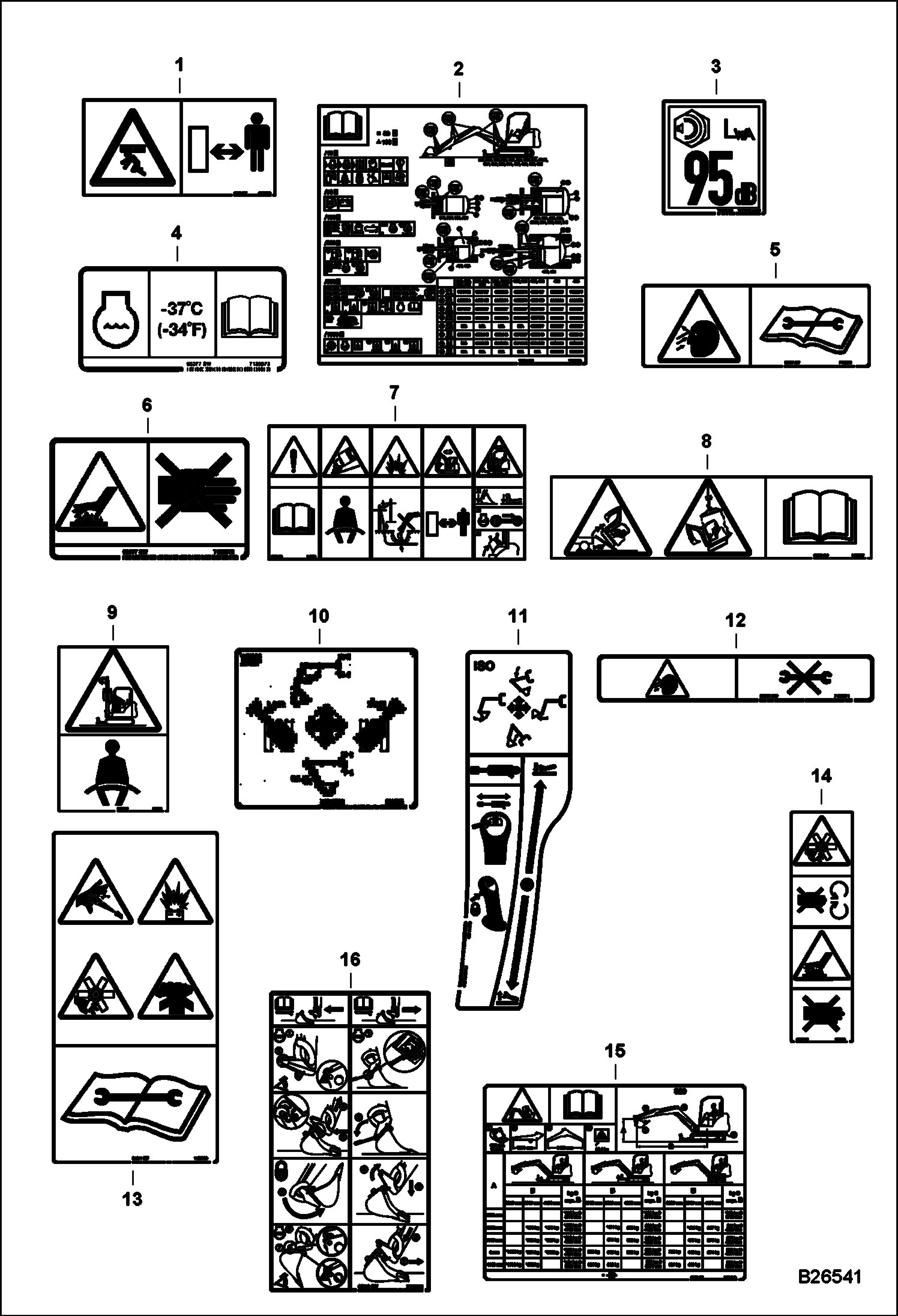 ПРЕДУПРЕЖДАЮЩИЕ ТАБЛИЧКИ (ESA БЕЗ ТЕКСТА)