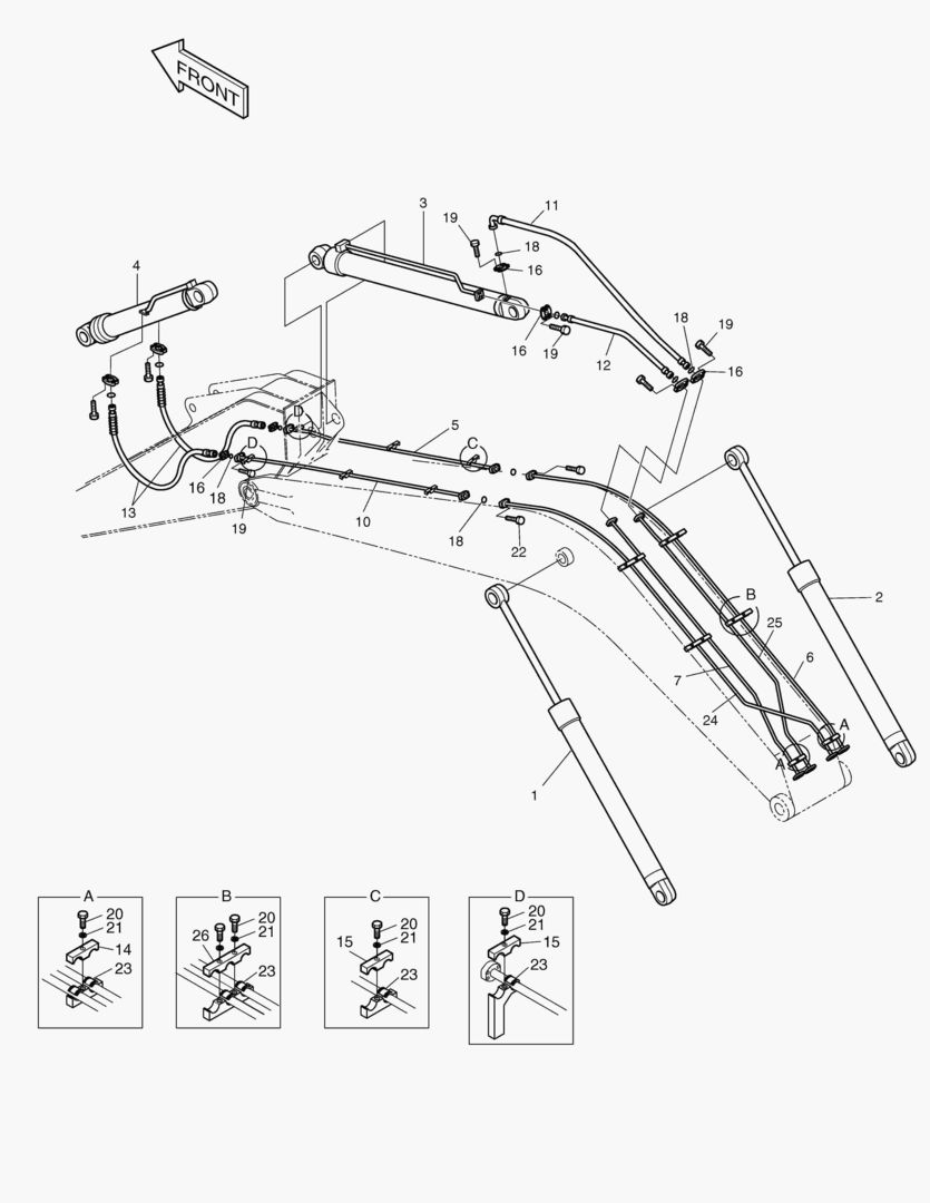 Спецтехника 6370 FRONT PIPING [1043~] - главное фото
