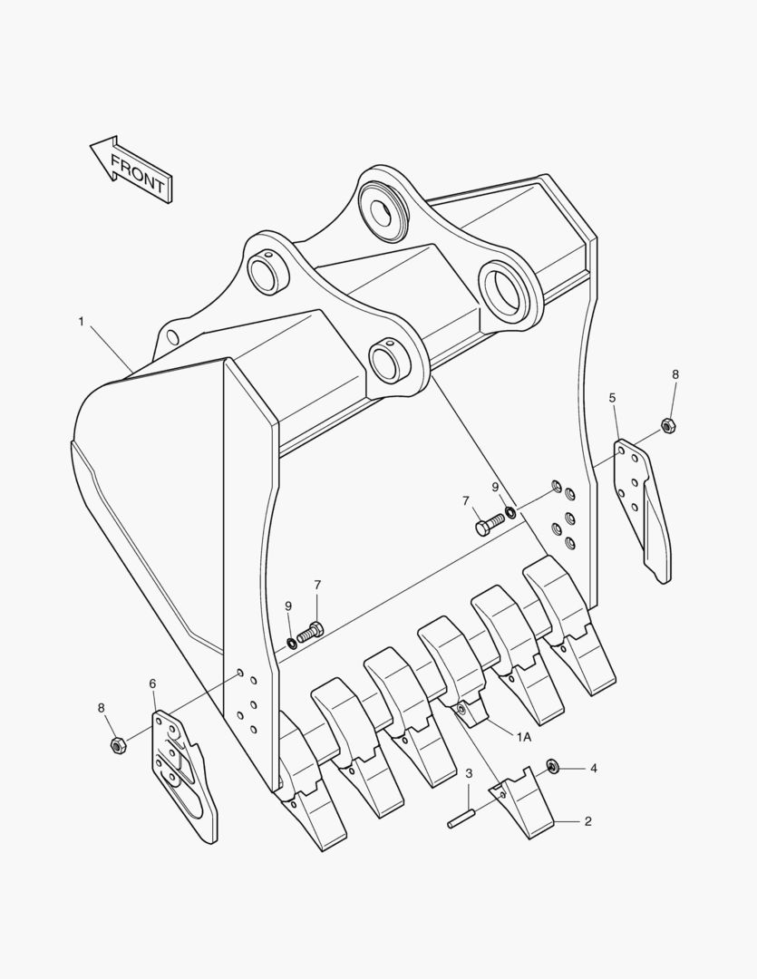 Спецтехника 6420 BUCKET-1.17mВі