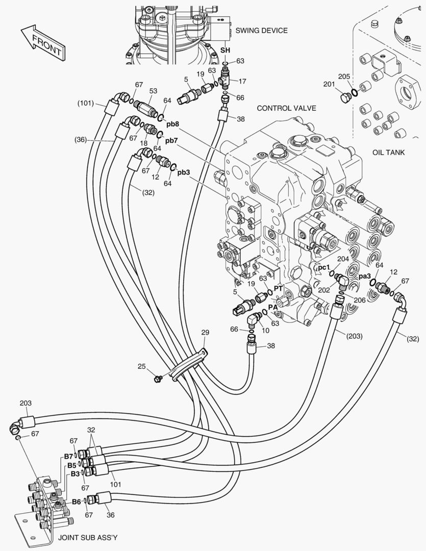 ТРУБОПРОВОД СЕРВОУПРАВЛЕНИЯ(4)