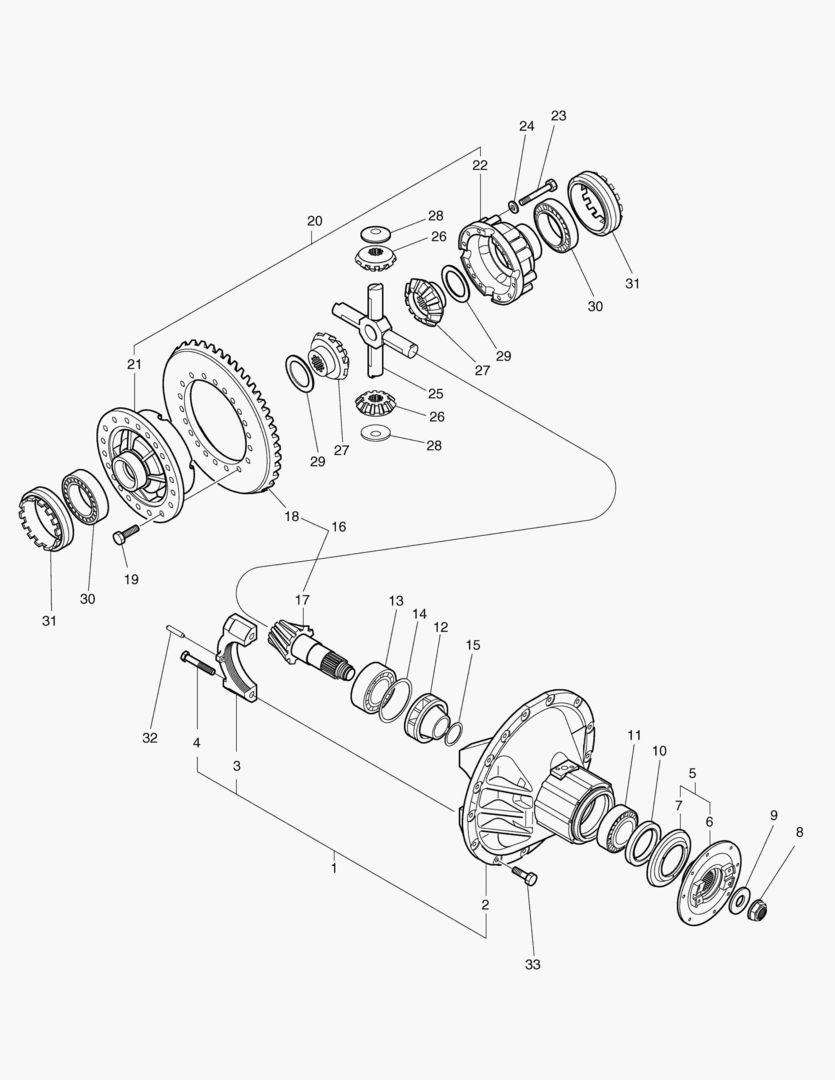 ПЕРЕДНИИ ШЕСТЕРНИ ДИФФЕРЕНЦИАЛА-ЛОКАЛЬНЫЙ
