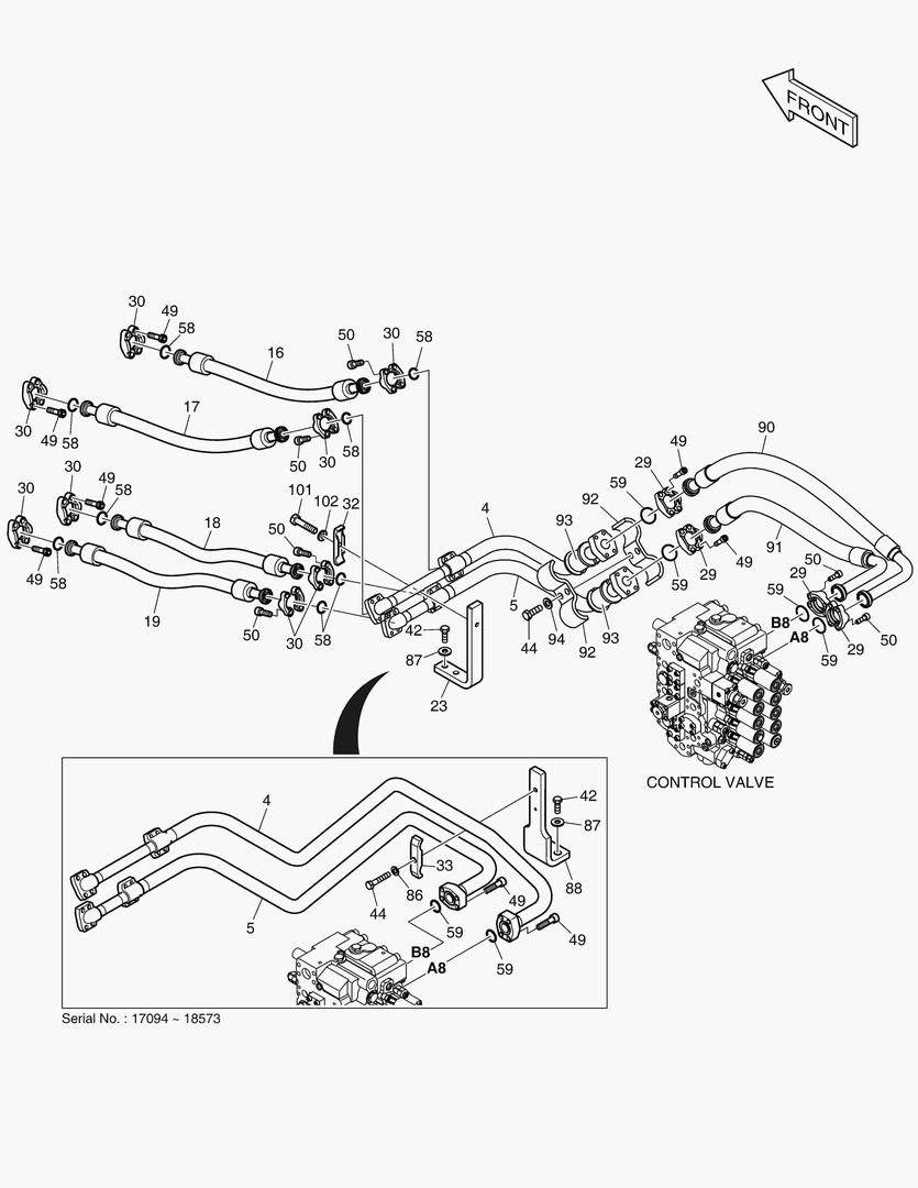 1281 MAIN PIPING(2) - BOOM [17094~]