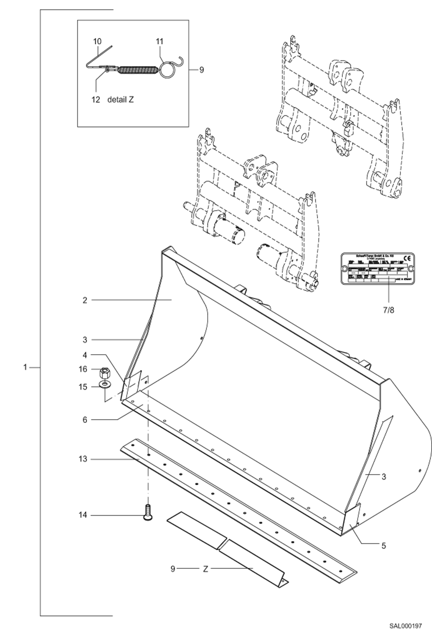 КОВШ ДЛЯ ЛЕГКИХ МАТЕРИАЛОВ