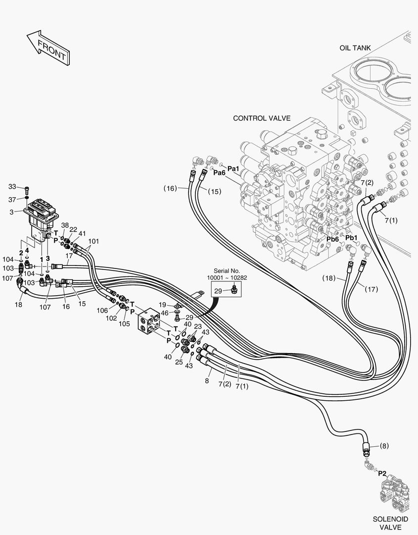 ТРУБОПРОВОД СЕРВОУПРАВЛЕНИЯ(8)