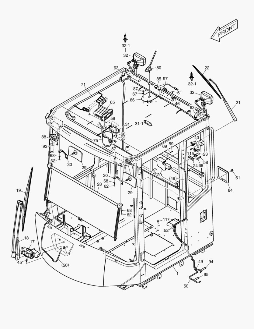 КАБИНА(1) - КОРПУС