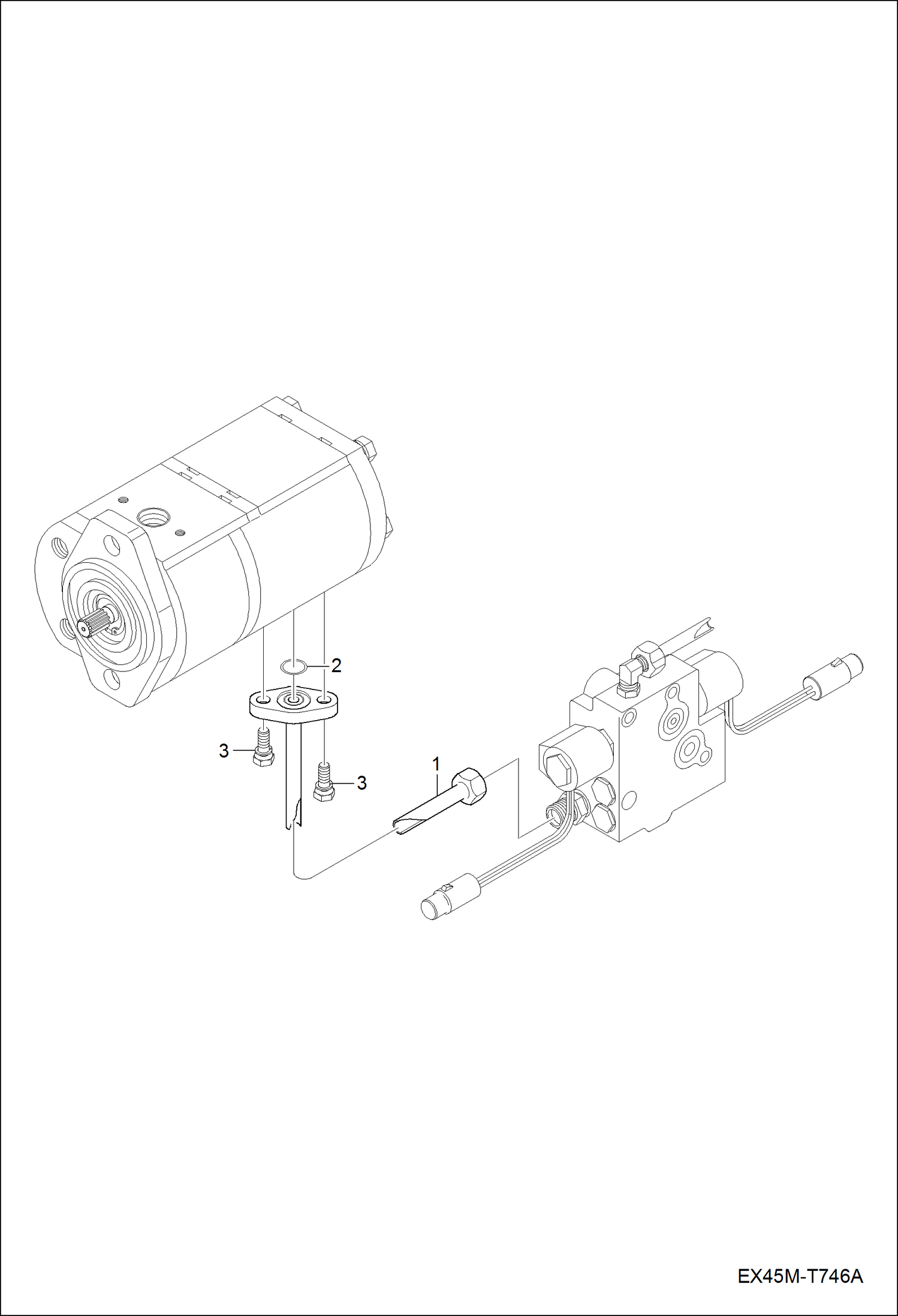 ГИДРАВЛИЧЕСКИЙ ПАТРУБОК КОРОБКИ ОТБОРА МОЩНОСТИ