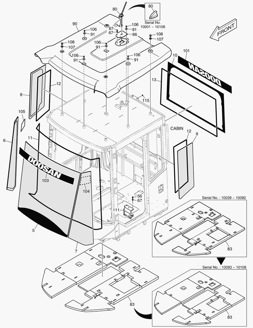6040 CABIN(6) - GLASS [10039~]