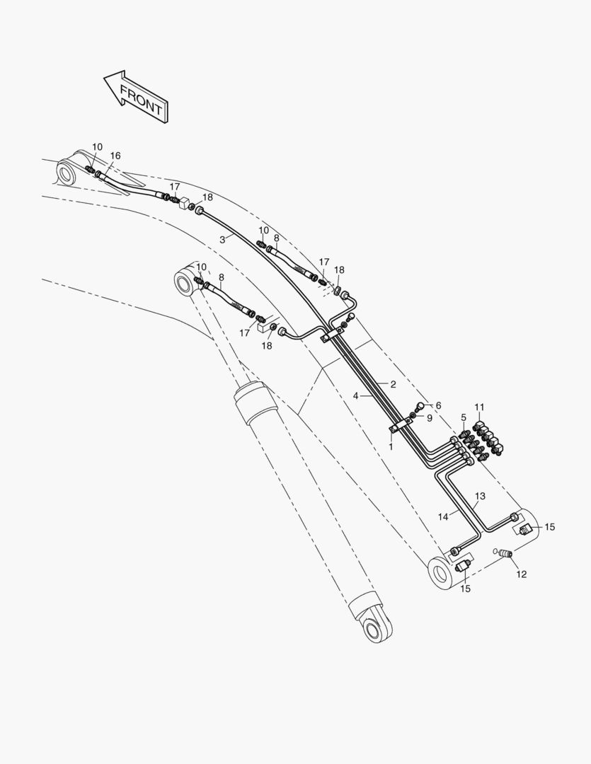 Спецтехника 6380 LUBRICATION PIPING [1043~]