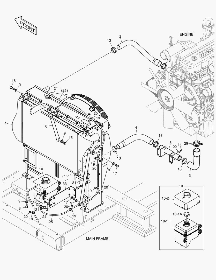 ОПОРТНЫЙ УЗЕЛ РАДИАТОРА