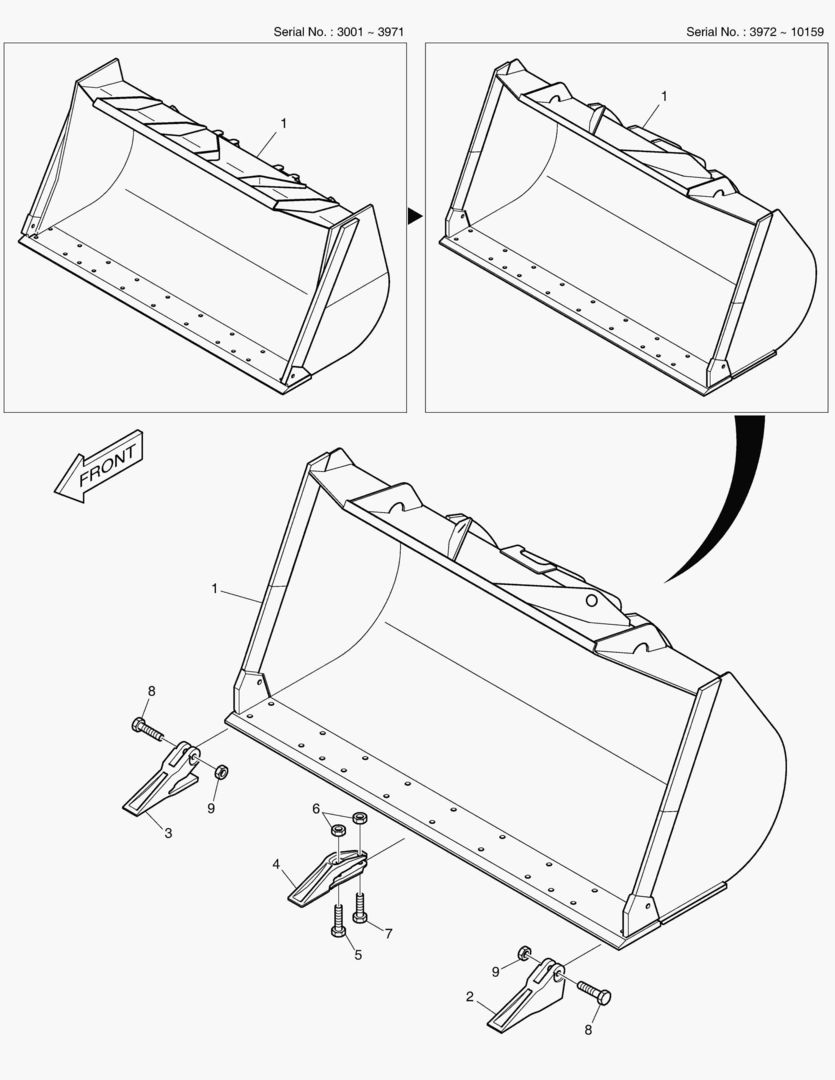 5420 BUCKET-3.7гЋҐ-TOOTH