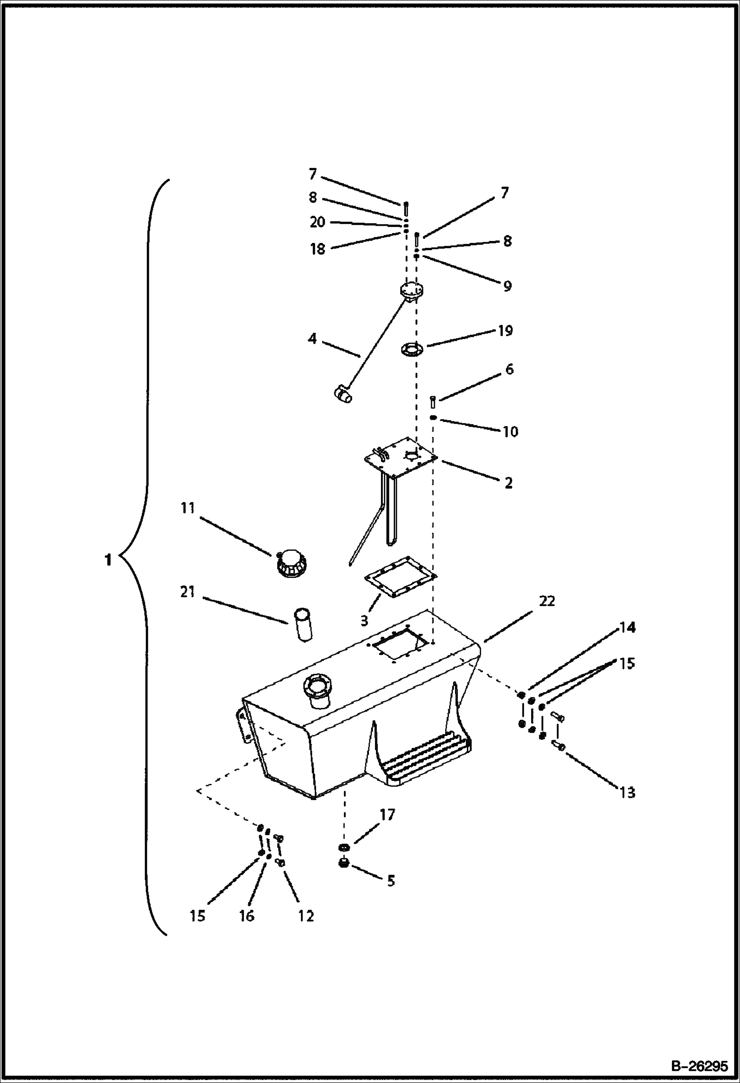 Схема ТОПЛИВНЫЙ БАК