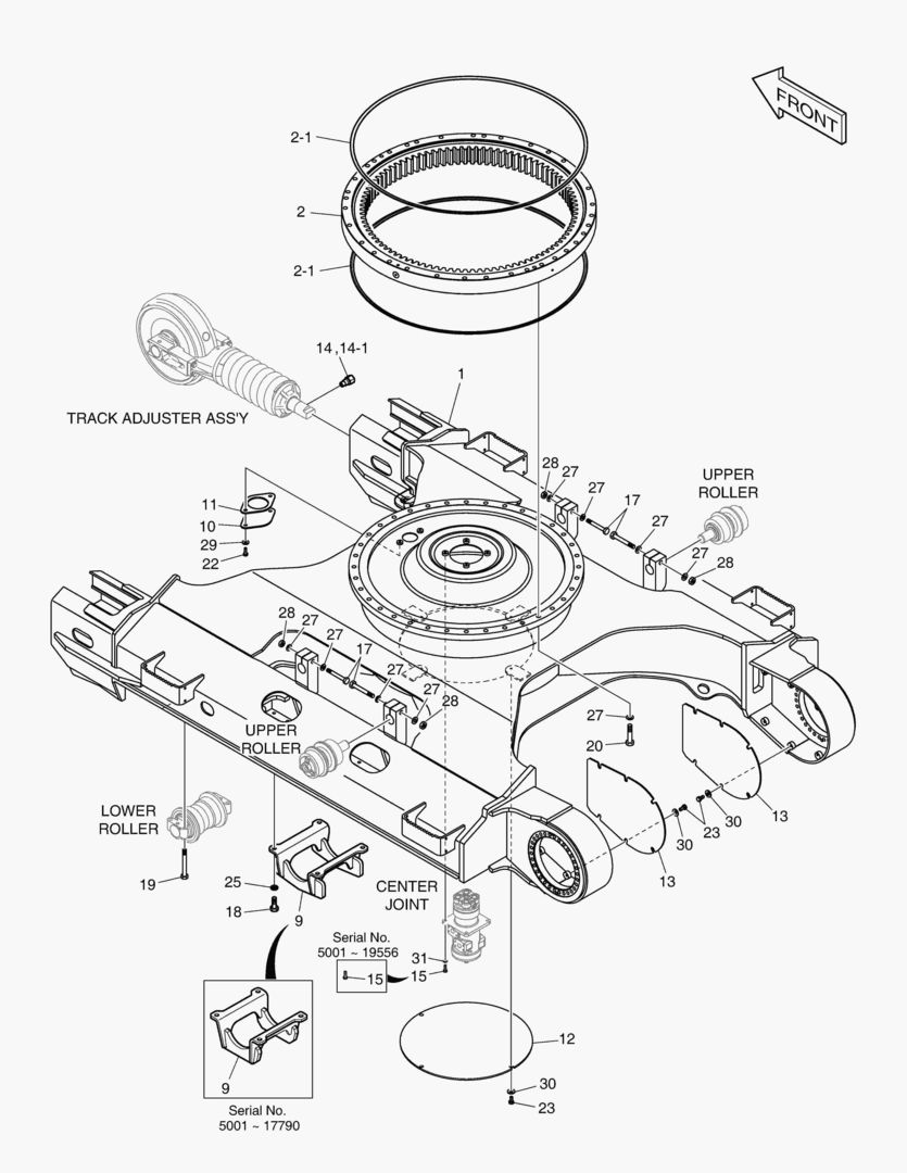 2100 TRACK FRAME - SHORT & FIXED