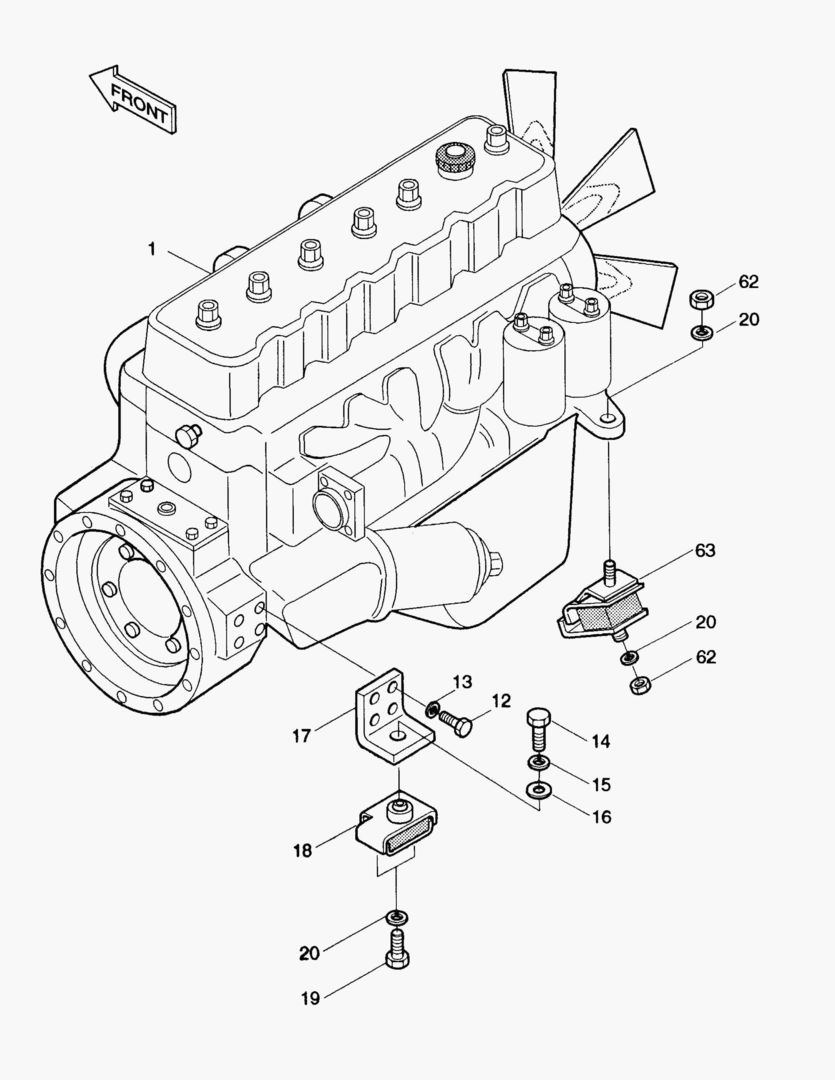 Спецтехника 1110 ENGINE MOUNTING [5001~] - главное фото