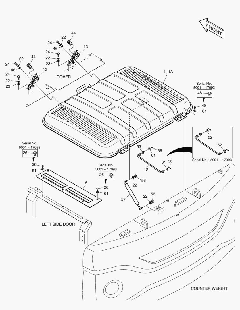 КРЫШКА ДВИГАТЕЛЯ