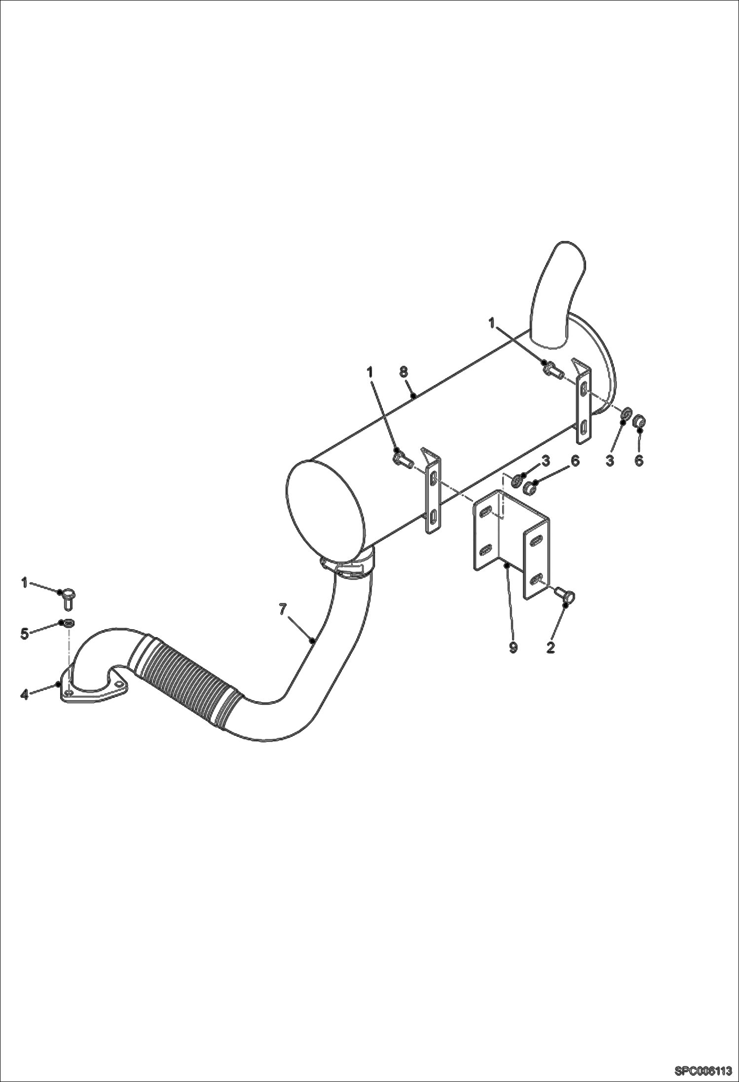 СИСТЕМА ВЫПУСКА (СЕРИЙНЫЙ НОМЕР 367812054 И ВЫШЕ, 368012181 И ВЫШЕ, 368112064 И ВЫШЕ)