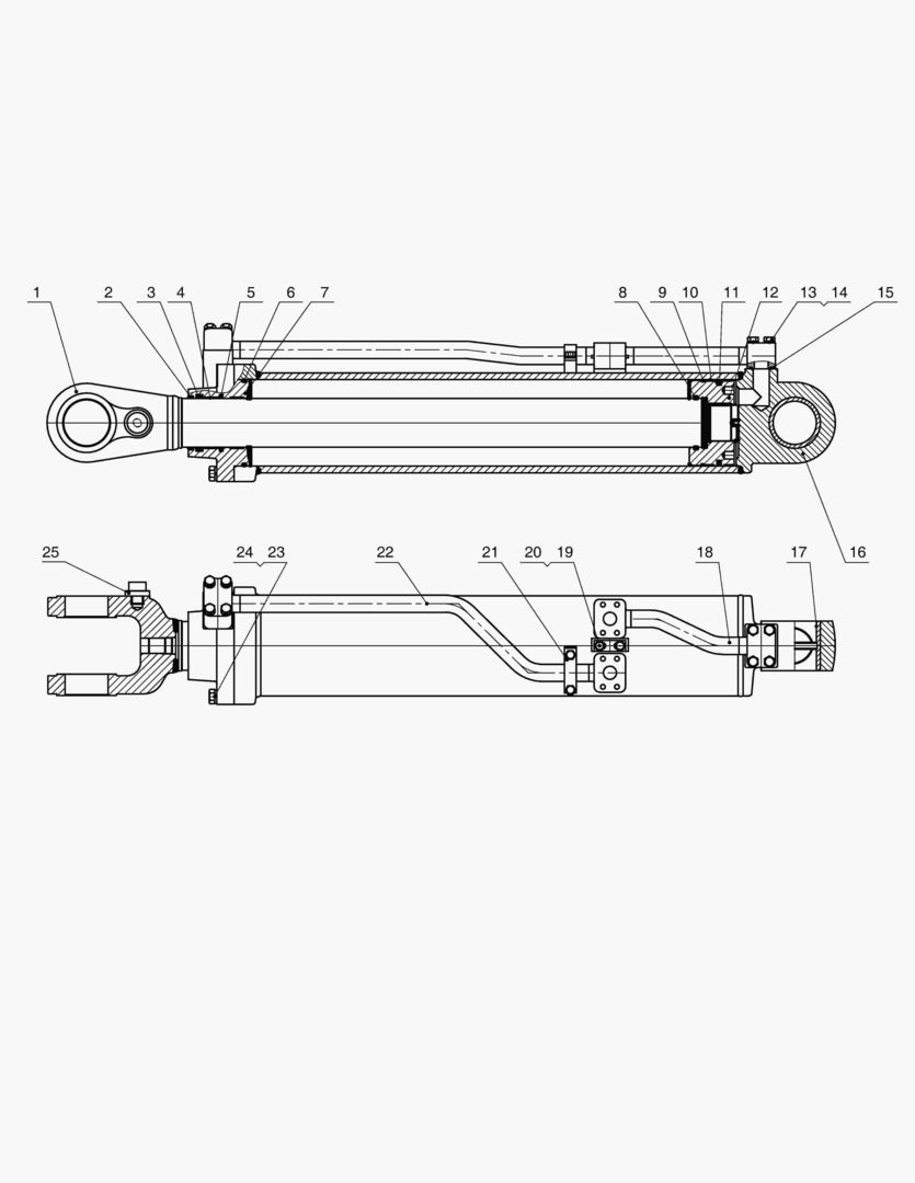 3316 BOOM CYLINDERпј€LEFT&JY)