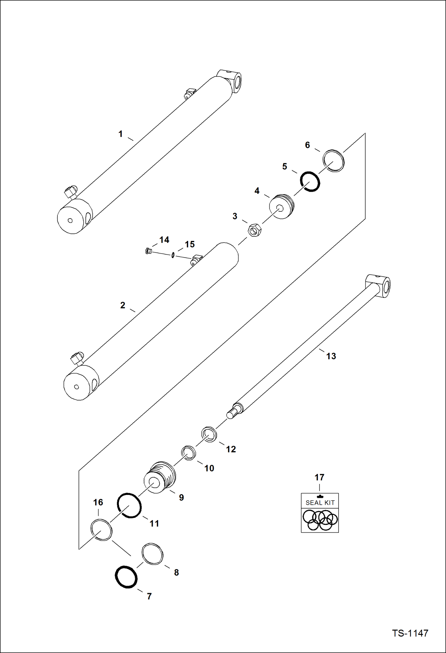 ГРЕЙДЕР HD (БОКОВОЙ ЦИЛИНДР МЕХАНИЗМА ПЕРЕКЛЮЧЕНИЯ) (96-- ACW9) (108-- AJ2E)