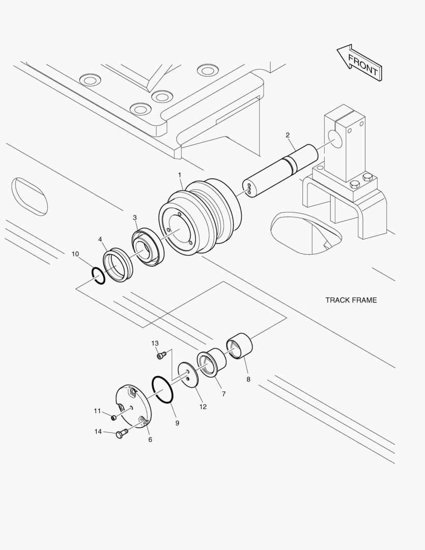 2150 UPPER ROLLER [5001~10061]