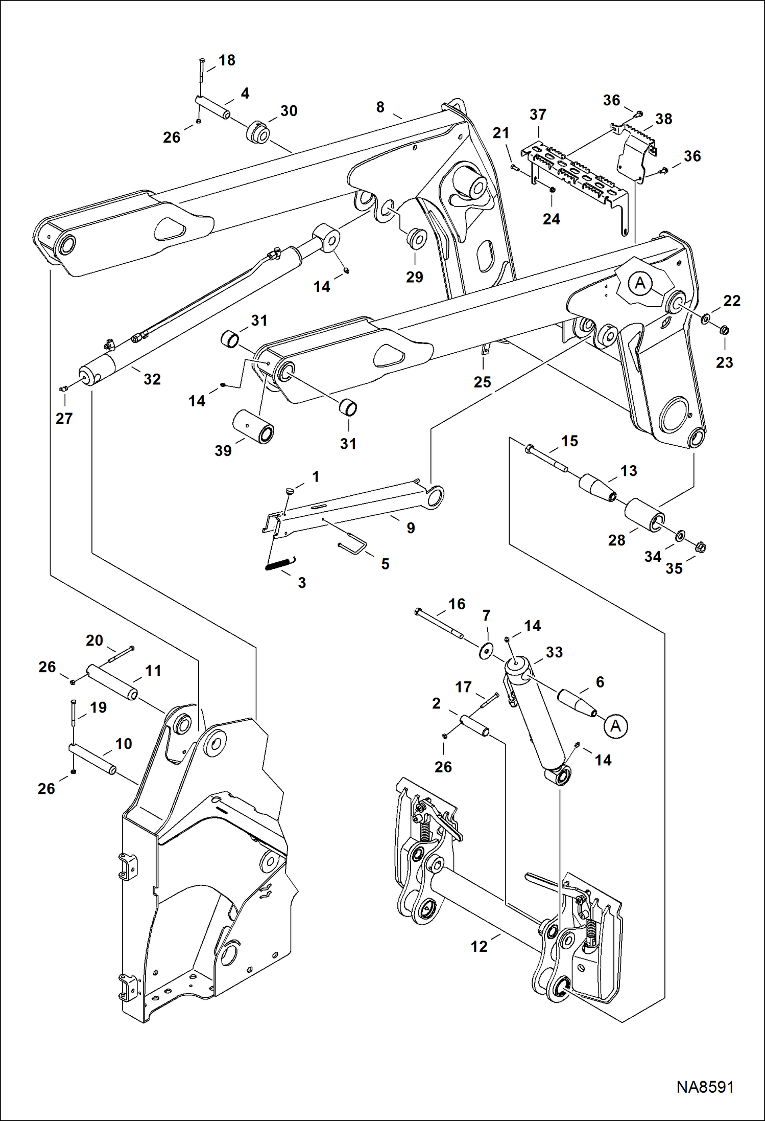 ПОДЪЕМНАЯ РУКОЯТЬ И BOB-TACH