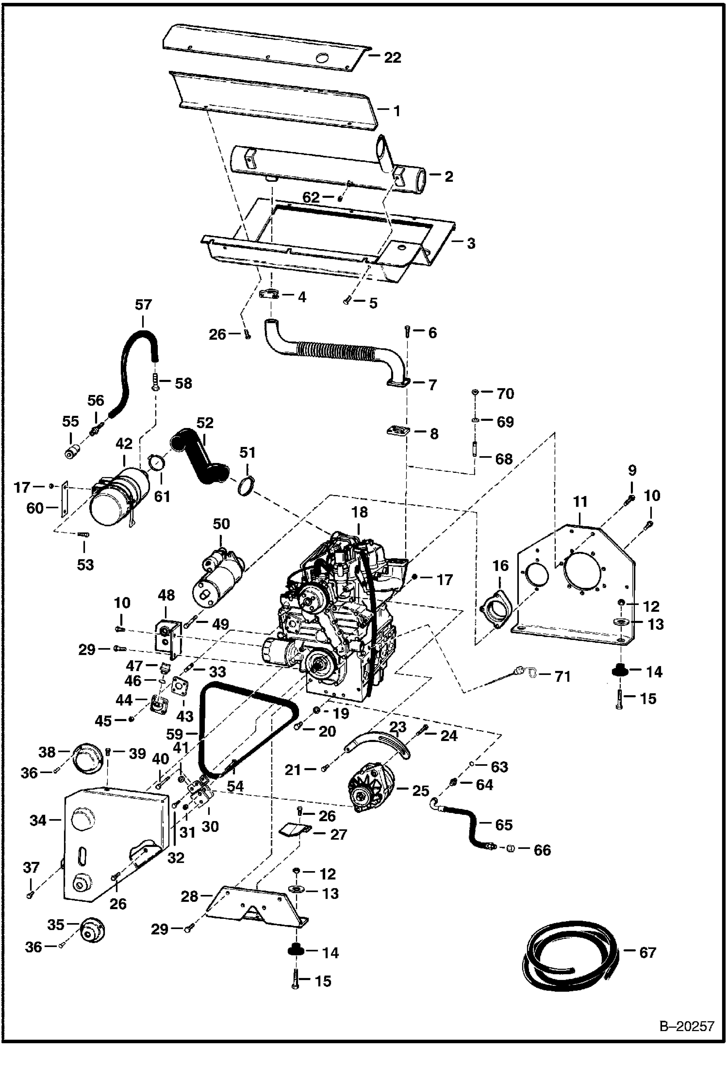 ДВИГАТЕЛЬ И КРЕПЕЖНЫЕ ДЕТАЛИ