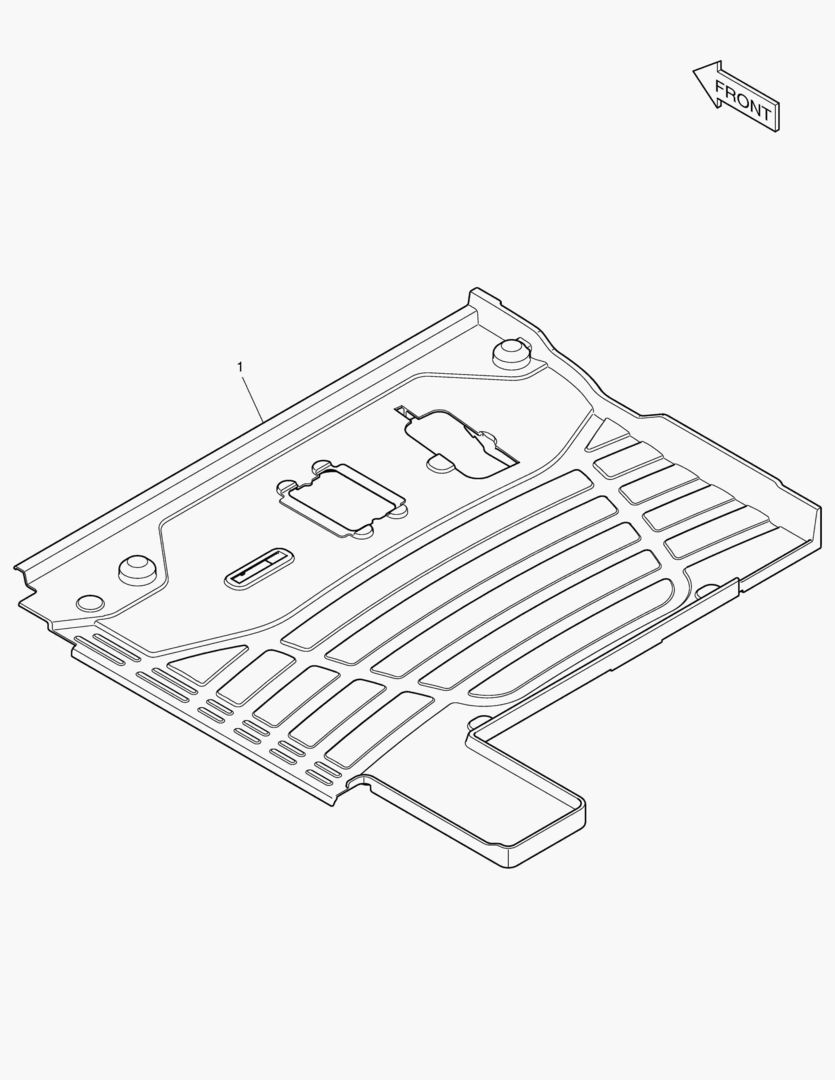 КОВРИК НА ПОЛУ КУЗОВА - STT