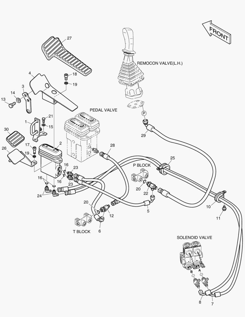 ТРУБОПРОВОД СЕРВОУПРАВЛЕНИЯ(2) - ВРАЩАЮЩИЙСЯ