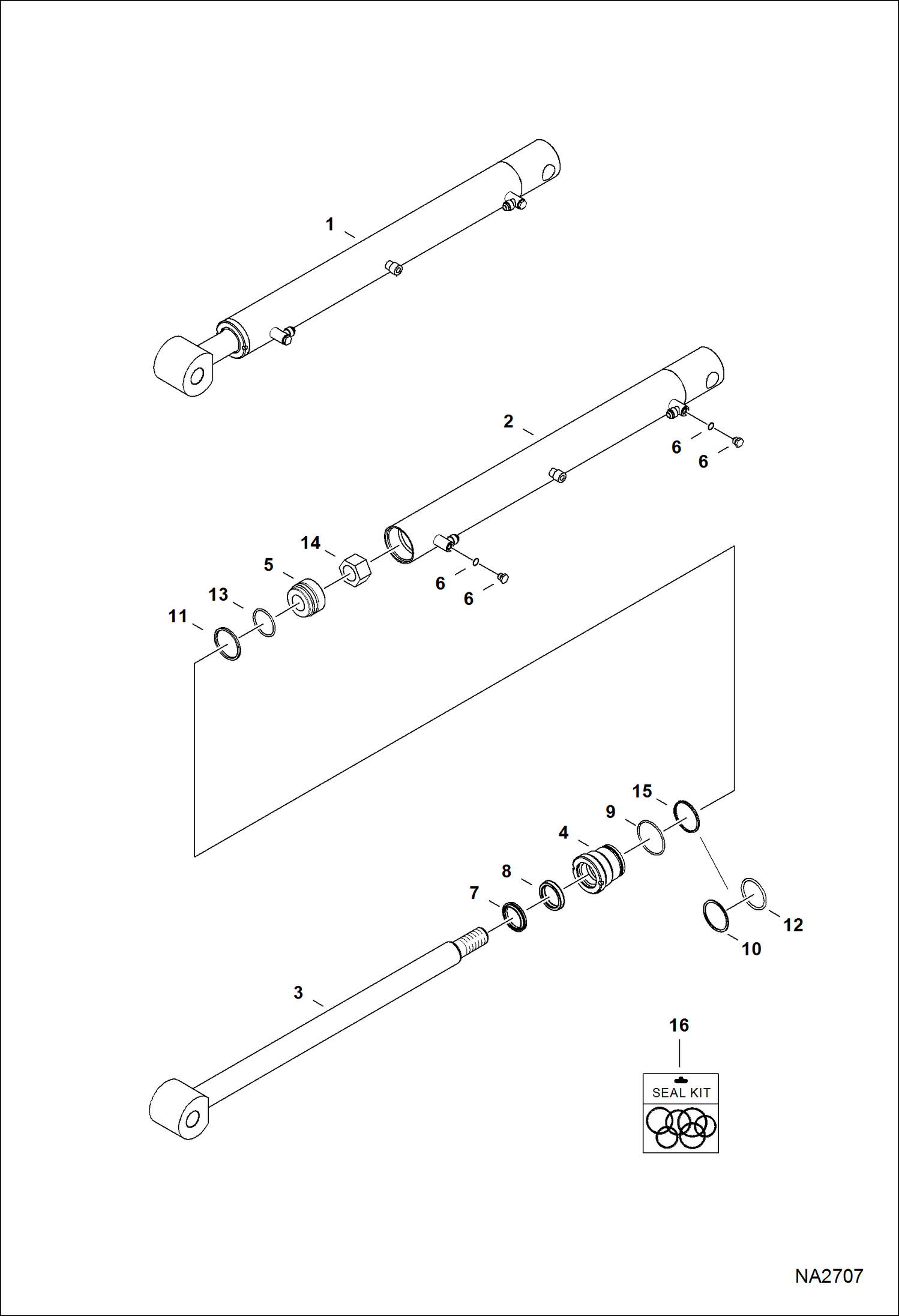 ОДНОКОВШОВЫЙ ПОГРУЗЧИК 9TL (AKPW, AL4F) (ЦИЛИНДР КОВША)