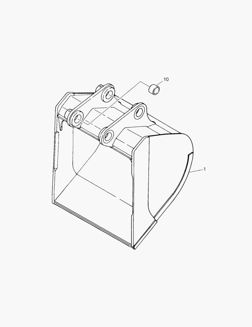 5310 BUCKET-3.0MВі-WITHOUT TOOTH