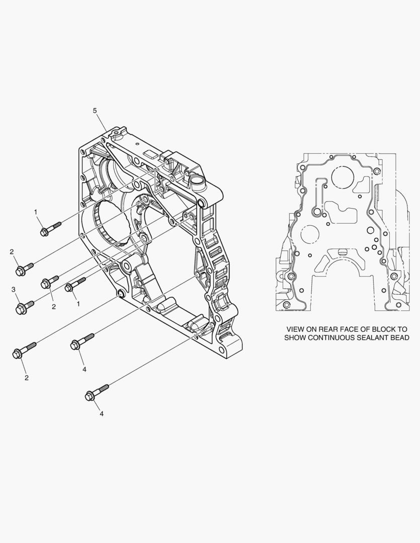 КОРПУС КОРОБКИ ПЕРЕДАЧ - ЗАДНИЙ