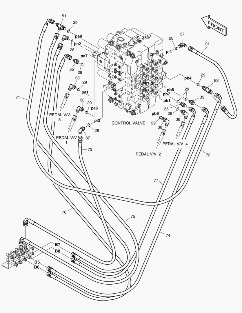ТРУБОПРОВОД СЕРВОУПРАВЛЕНИЯ(4)