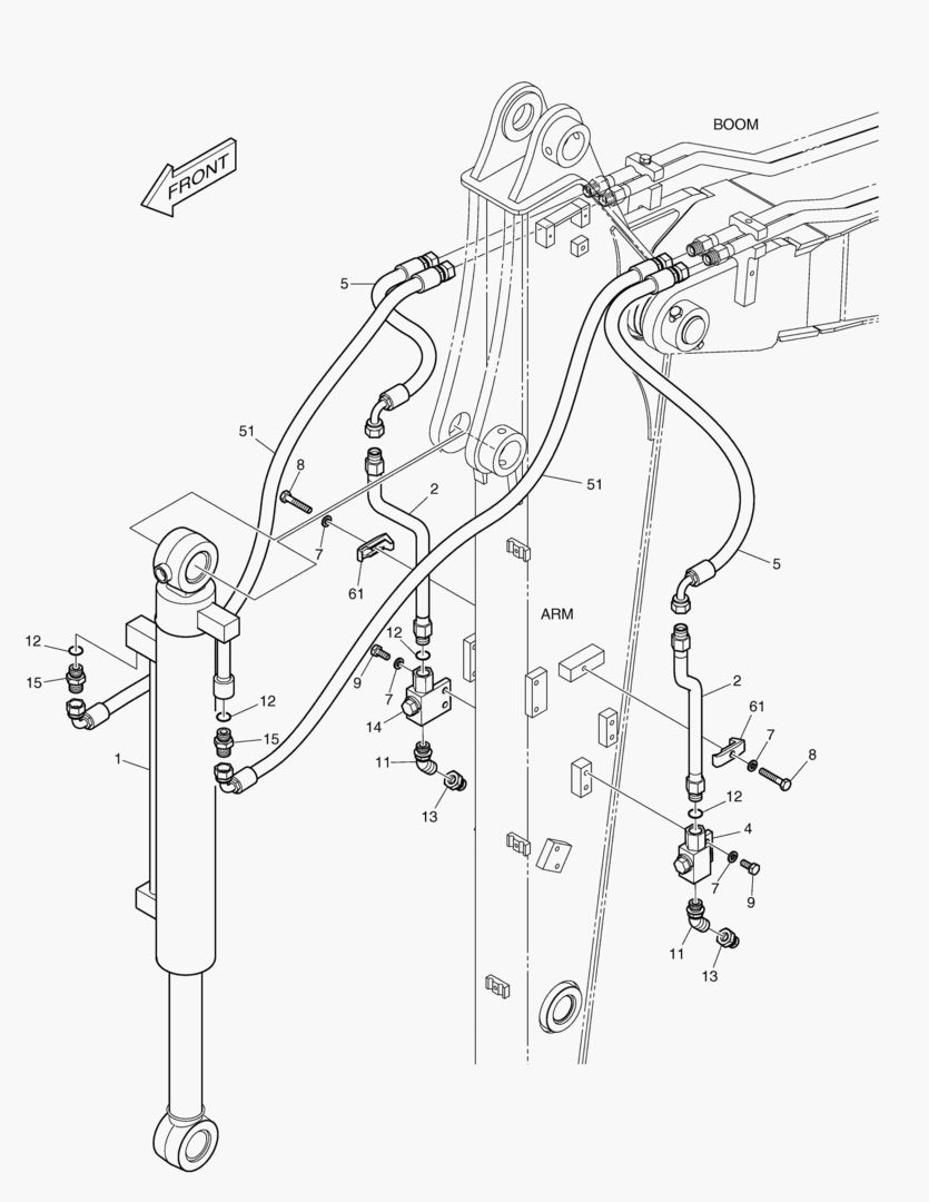ГИДРОСИСТЕМА РУКОЯТИ