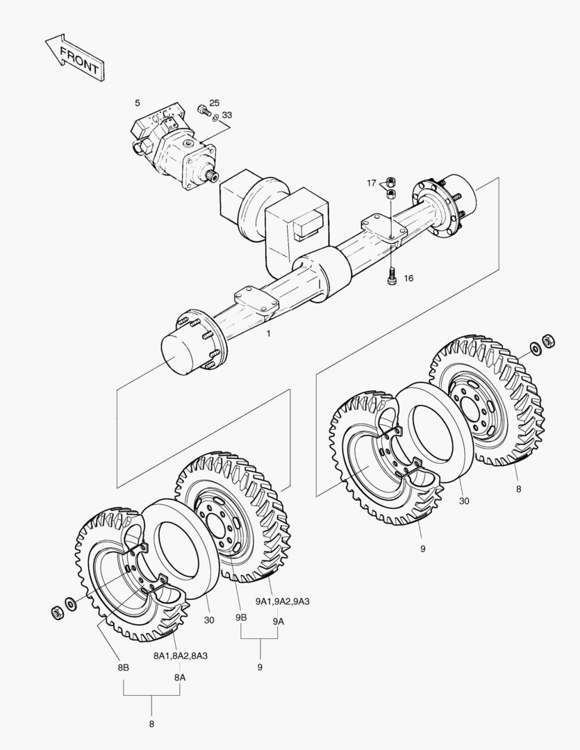 Спецтехника 2110 POWER TRAIN(2)-REAR AXLE [1~1146] - главное фото