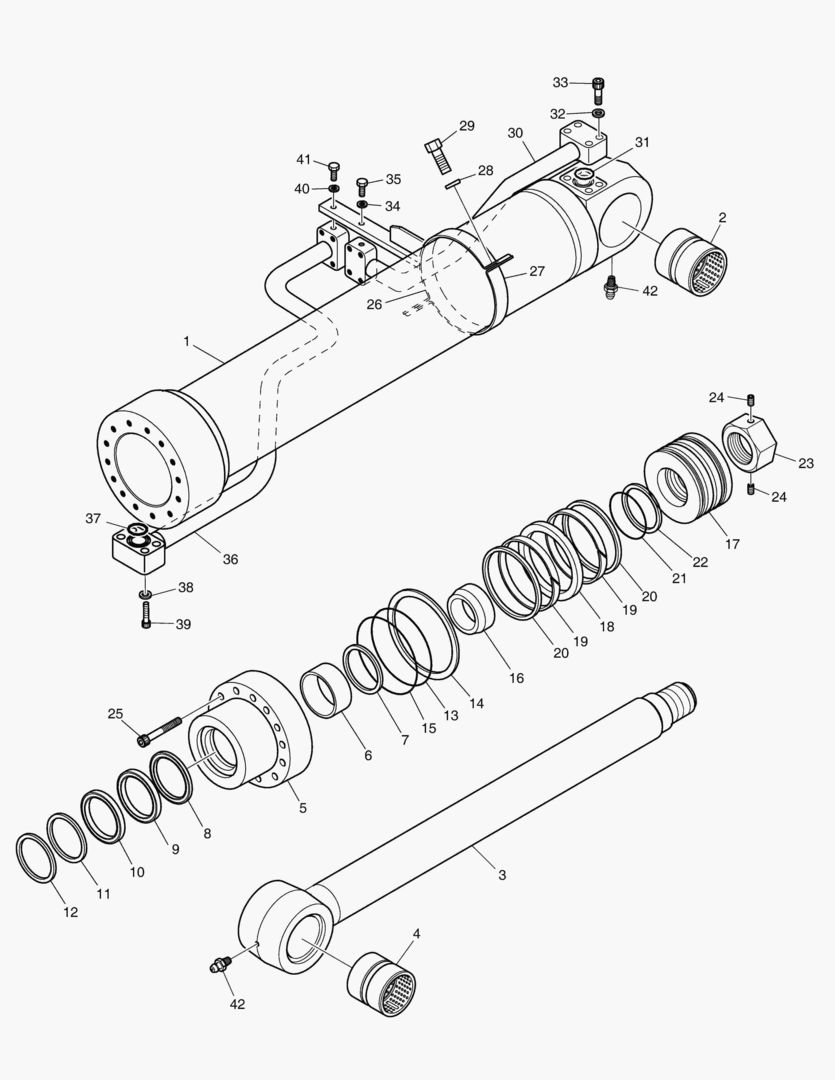 4291 BOOM CYLINDER - L.H. [10226~]
