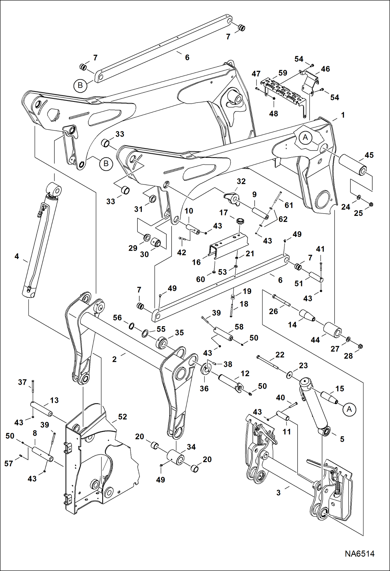 Схема ПОДЪЕМНАЯ РУКОЯТЬ И BOB-TACH