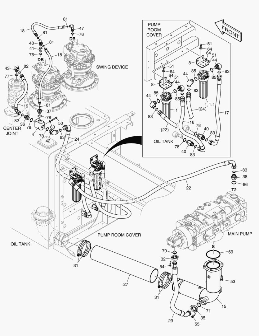 ТУБОПРОВОД МАСЛЯНОГО РАДИАТОРА(2)