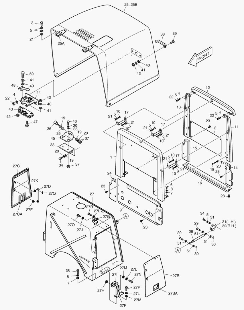 КРЫШКА ДВИГАТЕЛЯ