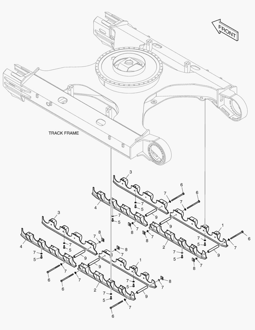 ПРЕДОХРАНИТЕЛЬ ГУСЕНИЦЫ - ПОЛНОСТЬЮ