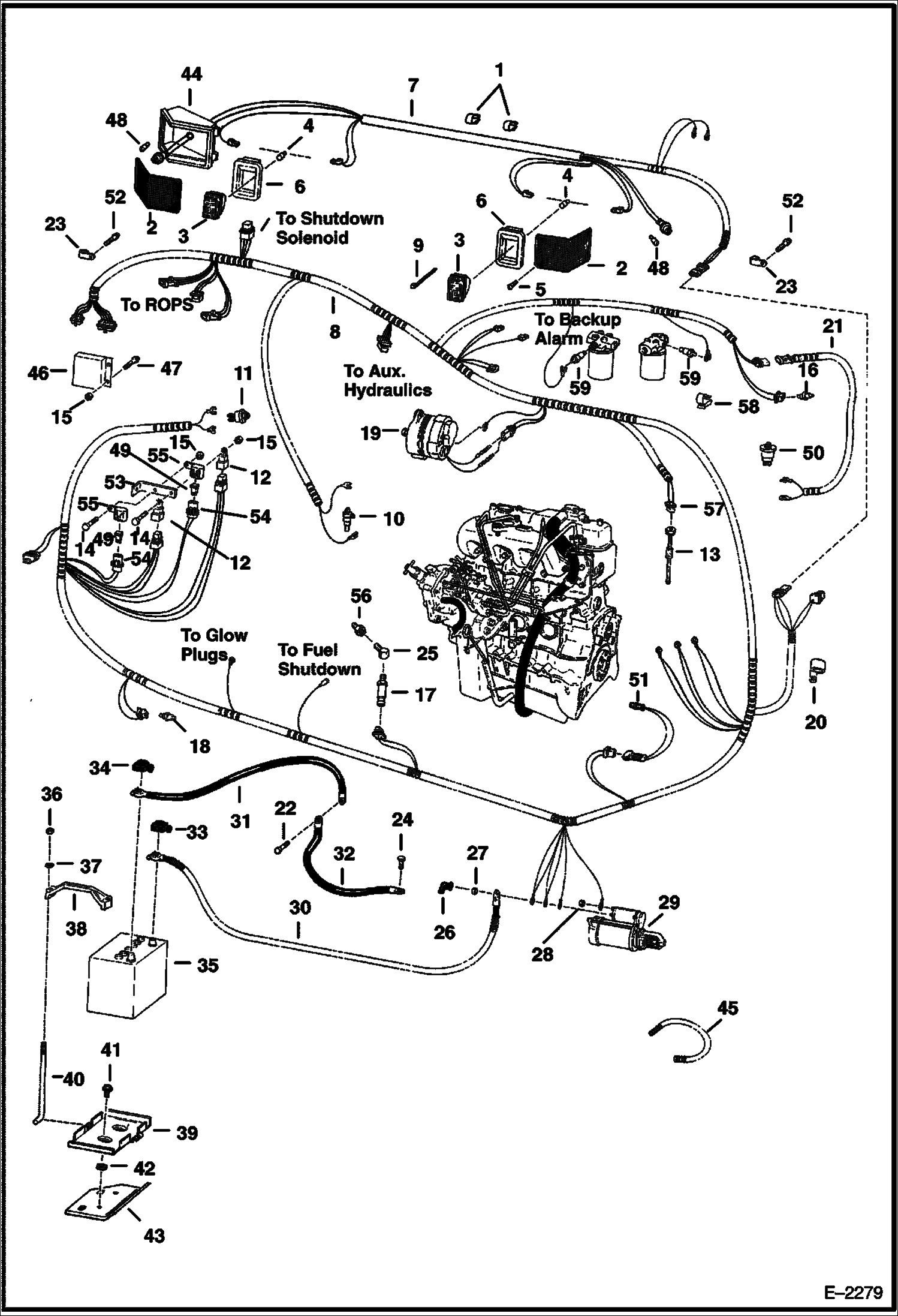 ЭЛЕКТРИЧЕСКАЯ СИСТЕМА ДВИГАТЕЛЯ (СЕРИЙНЫЙ НОМЕР 5084 12461 И ВЫШЕ) (СЕРИЙНЫЙ НОМЕР 5097 11335 И ВЫШЕ)