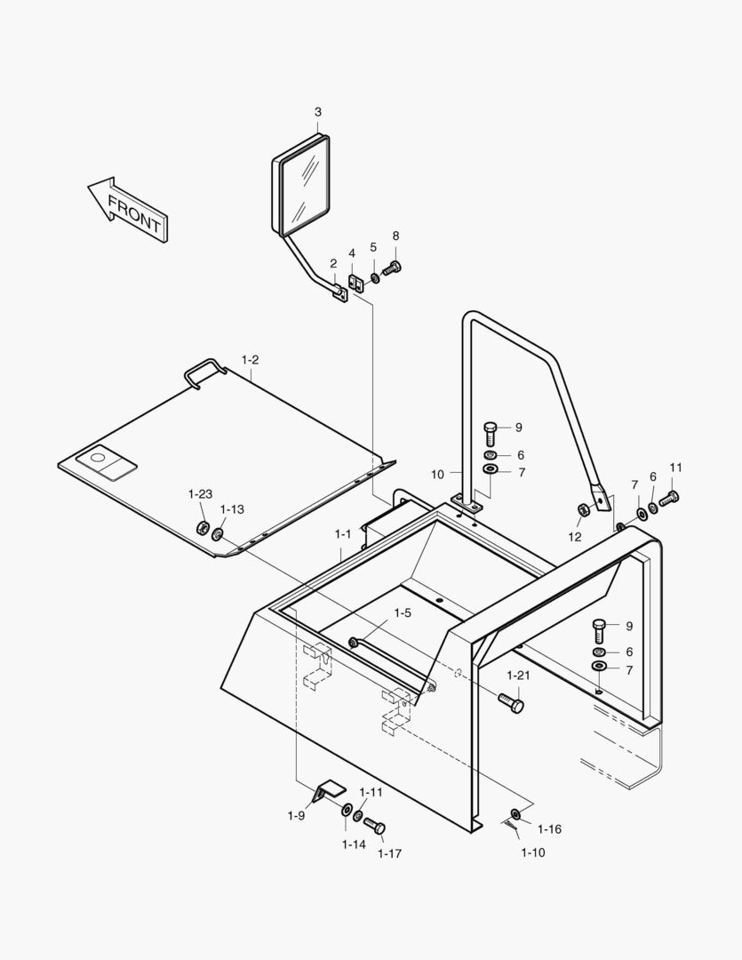 КРЫШКА АККУМУЛЯТОРА